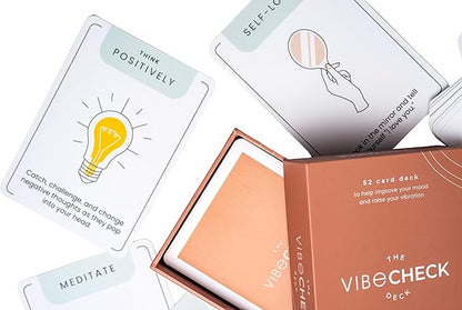 Mindfulness in A Deck | Mindfulness Tool | Self-Help | Prompts for Stress Relief, Kindness, Gratitude, Relaxation, Anxiety, & Grounding | Mindfulness Gift | Great for All Ages