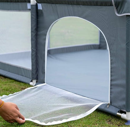 Gaorui Large Kids Baby Ball Pit - Portable Indoor Outdoor Baby Playpen Toddlers Children Safety Play Yard Fun Activities Popular Toys (Not Includes Balls)