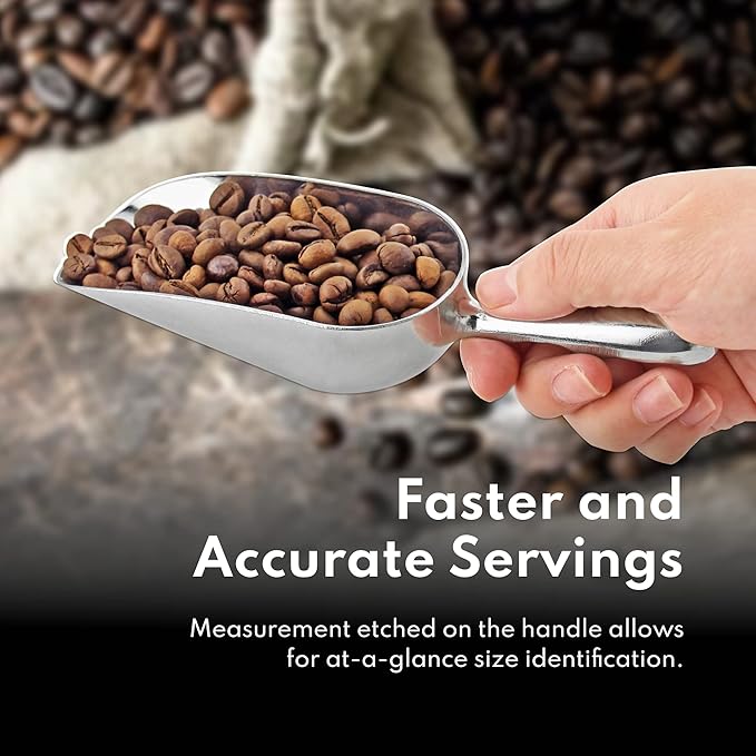 New Star 34585 Cast Aluminum Utility Scoop, 58-Ounce