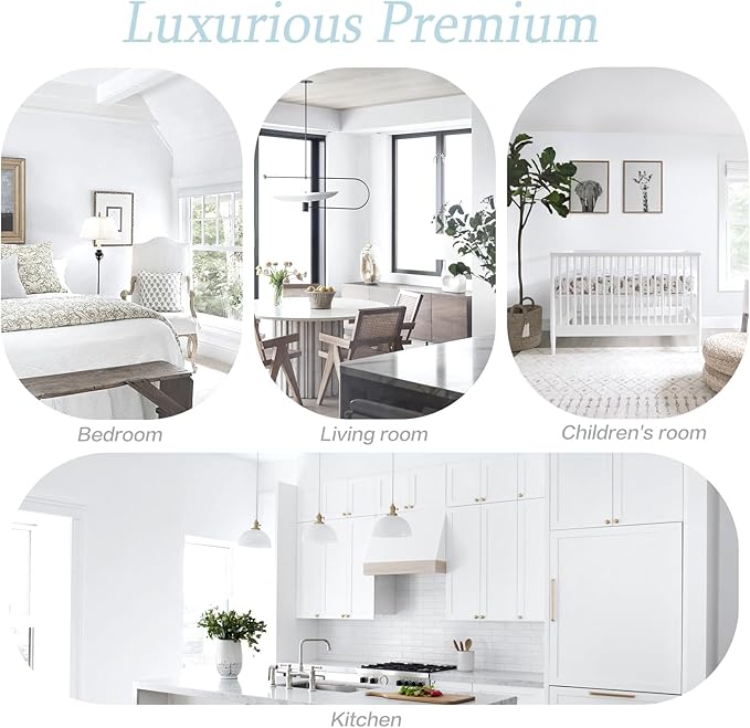 Dimoon 394''x17.7'' White Thicken Peel and Stick Wallpaper Contact Paper Modern Self Adhesive Wall Paper Removable Renter Friendly Textured Solid Color Vinyl Roll (394''x17.7'',White Thicken)