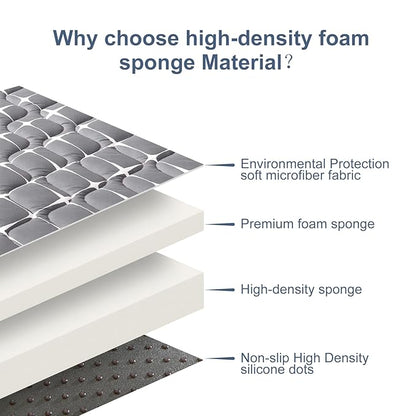 Baby Play Mat - 79" X 71",Premium Thicker Foam One-Piece Crawling Mat, Machine Washable, Extra Large Anti-Slip Activity Playmat for Babies, Toddlers & Infants