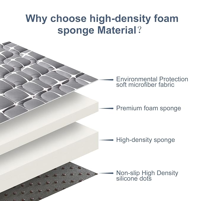 Baby Play Mat - 71" X 59",Premium Thicker Foam One-Piece Crawling Mat, Machine Washable, Extra Large Anti-Slip Activity Playmat for Babies, Toddlers & Infants