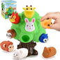 Gifts for 1-5 Year Old Boys, Toddler Toys Farm Animal Learning Toy for Toddlers 1-6 Forest Animal Playset Montessori Toys for 2-6 Girls Sensory Birthday Gifts for Boys