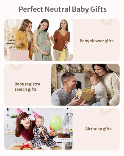 Blissful Diary Baby Play Gym Mat, Tummy Time Activity Mat with 6 Detachable Toys for Skill Development, Baby Essentials Gift, Soft Pink