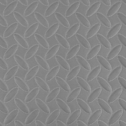 IncStores 1/2 Inch Thick Diamond Soft Foam Flooring Tiles | High-Density Interlocking Foam Tiles for Rugged Style in Your Home Gym, Playroom, and More | Grey, 36 Tiles