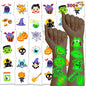 JOYIN 306 Pcs Halloween Tattoos for Kids, Glowing Temporary Tattoos in Assorted Designs Bulk for Child Trick or Treat Gifts Halloween Party Favor Decorations Goodie Bags Supplies Class Game Prizes