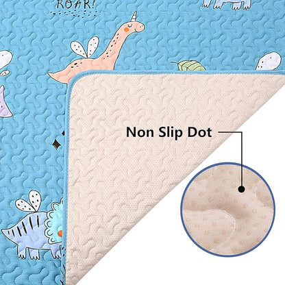 50x50 Play Mat for Playpen Foldable Baby Play Mat Large Tummy Time Mat, Non Slip Washable Baby Play Mats for Floor, Portable Travel Baby Crawling Mats for Toddlers and Infants