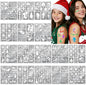 158 PCS Christmas Temporary Tattoo Stencils for Kids, Face and Body Paint Stencils Kit, Girl Boy Glitter Xmas Santa Tattoos Stencils Pack for Christmas Kids School Show Birthdays Party Favor Supplies