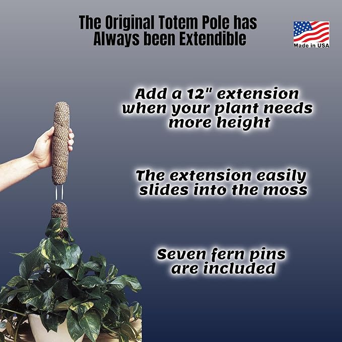 Mosser Lee ML1010H Totem Pole Plant Support, 24",Brown