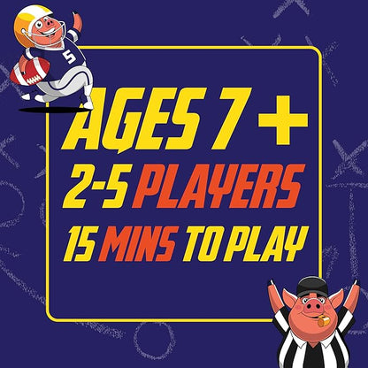 Pick Six – The Ultimate Football Themed Card Game! Strategic Card Game for Kids and Adults. Great for Parties and Game Nights. 2-5 Players, Ages 7+.