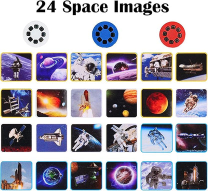 Georgie Porgy Children Projector Toys Educational Science Set Wall Ceiling Tent Torch Solar System Planet Toys Gifts Flashlight for Kids Boys Girls (Outer Space)