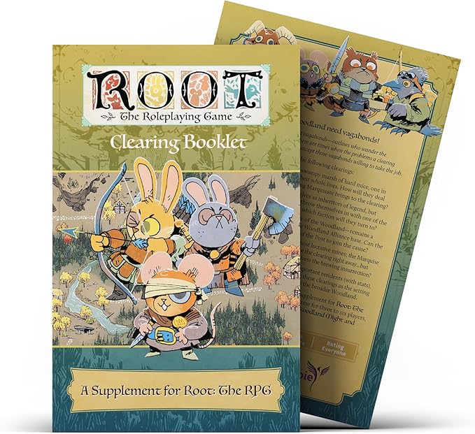 Magpie Games Root The Roleplaying Game: Clearing Booklet Expansion – Features 4 Additional Locations