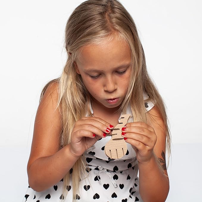 Cottify Dinosaur 3D Cardboard Puzzle - Fun 3D Puzzles for Adults & Kids, Easy to Assemble 3D Puzzle, Eco-Friendly, No Scissors or Glue Needed, Perfect Sustainable Gift (Triceratops)