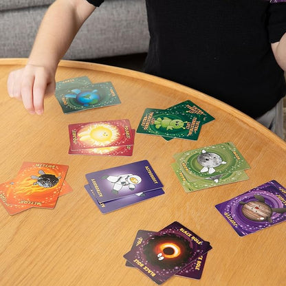 Celestial Buddies Found in Space Card Game | Space-Themed Old Maid - Fun Educational Game for 2-6 Players, Kids Ages 3+ | STEM Learning, Planets, & Space Exploration
