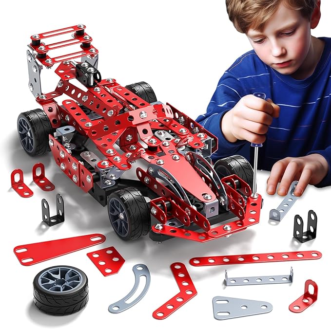 STEM Building Projects Toys - Model Car Kit DIY Building STEM Projects Toys for Kids Boys Girls Ages 8-12-16, Assembly Science Kit Model Car Birthday Gift Toy for Kids Boys 8 9 10 11 12 Years Old