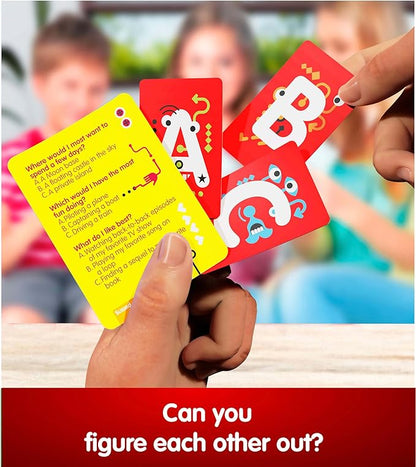 SUSSED The Wacky ‘What Would You Do?’ Card Game - Social Fun for Kids - Easy Travel Game, Family Activity - Ages 6+ - Yellow Pack