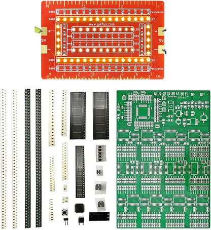 Gikfun Advanced DIY SMD/SMT Soldering Practice Kit - Electronics Engineer Student Skill Training Board with Components EK2165