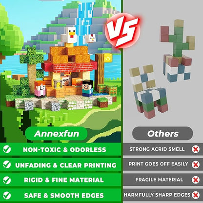 200 PCS Magnetic Blocks with Light Up Blocks,Magnetic Cubes Building Blocks Toys for Ages 3-10 STEM Sensory Educational Stacking Toys for Boys & Girls Birthday Chritmas Gifts