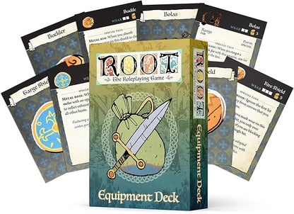 Magpie Games Root The Roleplaying Game: Equipment Deck Expansion – Adds 55 Weapon and Gear Cards