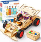 Poraxy STEM Kits for Kids 8-10, STEM Toys for Boys Age 8-12, Remote Control Car, Wooden 3D Puzzles 8-13 Science Projects Building Model, Birthday Gifts for 8 9 10 11 12 13 14 Year Old Teen Boys Girls