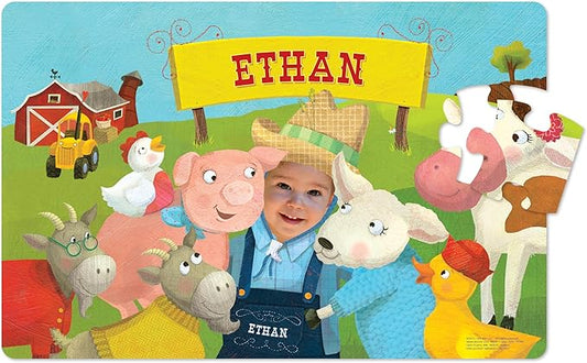 Personalized Jigsaw Puzzle for Kids, 24-Piece - I See Me! (Farm)