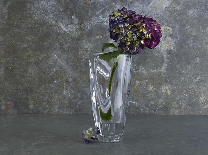 Mikasa Cassia Crystal Glass Vase, 12 Inch