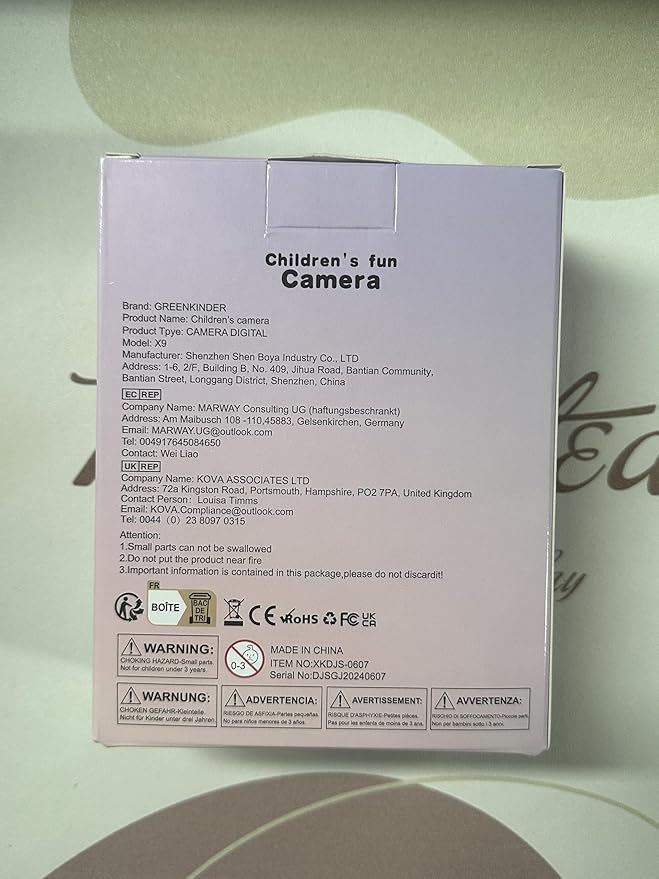 Kids Camera Toys Digital Camera for Kids, Christmas Birthday Gifts for Girls Age 3-12, Selfie 1080P HD Video Digital Camera for 3 4 5 6 7 8 9 10 Year Old Girls with 32GB SD Card