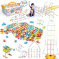 Ggiibro Straw Constructor STEM Building Toys Macaron 600Pcs Interlocking Gear Toy Sets for Kindergarten Classroom, Engineering Thin Tube Blocks for 3 4 5 6 7 Years Kids Toy for Boys and Girls Gift