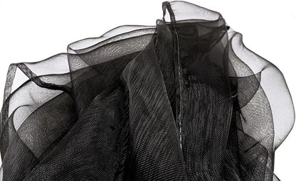 Dance Scarves 12 Pcs Juggling Scarves for Kids Play Silk Scarve for Babies Toddlers Children Movement Learning Education Musical Accessories Colorful Scarfs Magic Tricks Performance(Black)