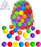 LANGXUN 50 100 200 Soft Plastic Ball Pit Balls for Kids, Gift for Baby Toddler Birthday Christmas, Ball Pit Play Tent, Baby Kiddie Pool Water Toys, Party Decoration