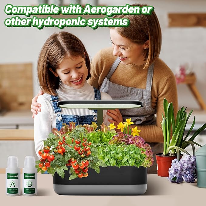 349pcs Hydroponic Pods for Aerogarden - Seed Starter Grow Sponges Sprout kit for Grow Anything with Plant Food, Growing Sponge, Plant Basket, Compatible with Most Indoor System