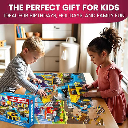 QUOKKA 100 Piece Puzzles for Kids Ages 8-10 - 3 X Set Puzzles for Kids Ages 4-6 - Toy for Learning Animals and Cars for 5-8 Year Old – Toddler Game Gift for Boy and Girl