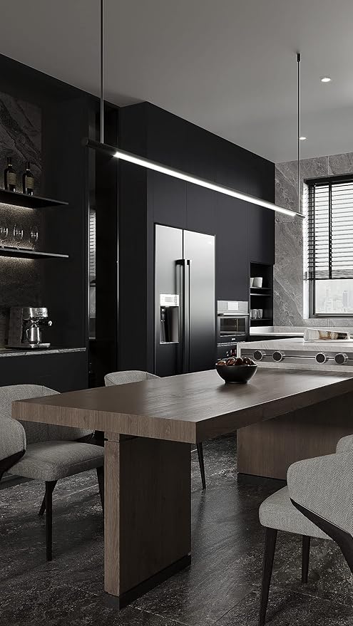 Dimoon 118''x15.7'' Black Skin Peel and Stick Wallpaper Contact Paper Modern Self Adhesive Wall Paper Removable Renter Friendly Textured Solid Color Cabinet Vinyl Roll (118''x15.7'',Black Skin)