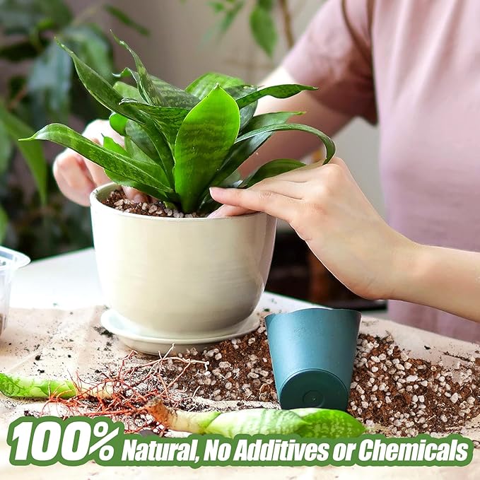 Coco Coir Perlite Mix - Retain Moisture, Improve Drainage & Aeration - Coco Peat Perlite Potting Mix, Loose Organic Potting Soil for Indoor Plants, 10 Quarts