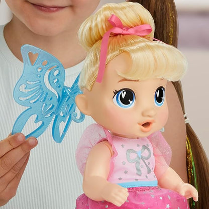 Baby Alive Fairy Fashions Harper Hugs Doll with Clothes Accessories, Blonde Hair, 11 Inches, Toys for 3 Year Old Girls and Boys & Up (Amazon Exclusive)