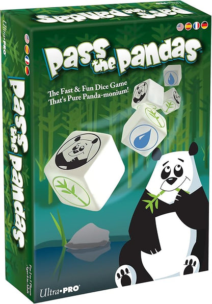 Pass The Pandas - Family-friendly activity, dice rolling game, fun party option, kids' dice game, board game for kids, strategy play, fast-paced fun