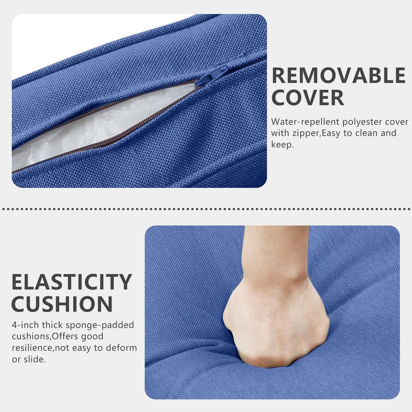 HUMMUH 5 Piece Outdoor Furniture Set with Fire Pit Table 41in 55,000 BTU,Wicker Outdoor Conversation Sets -Patio Chairs Set of 2 Patio Sofa for Porch,Garden,Backyard