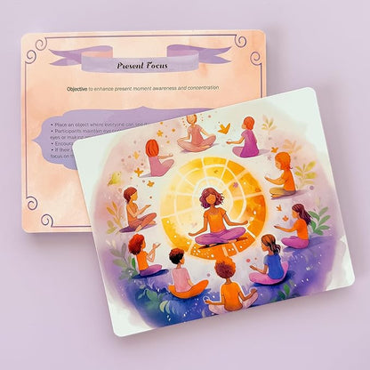 QUOKKA 65 Positive Affirmations Cards for Kids | Mindfulness for Kids with Mindful Practice, Visualization, and Icebreakers | Empower Emotional Well-Being with Meditation & Daily Affirmations XL Cards