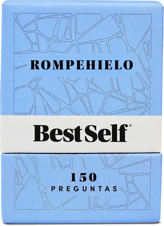 BestSelf Rompehielo (Icebreaker Spanish) – 150 Prompt Conversation Cards - Ice Breaker Game for Creating Real Conversations, Building Connections - Perfect Playing Cards for Friends, Family, Dates