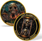 AtSKnSK Memento Mori Coin Momento Mori Coin Skull Coin Stoic Gifts Memento Mori Calendar Living Memento Mori Amor Fati Coin (Skull Island)
