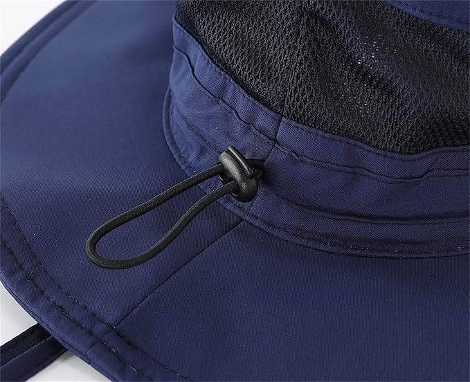 Connectyle Women's UPF 50+ Sun Hat UV Protection Wide Brim Bucket Hat Summer Beach Hats Fishing Hiking Outdoor Safari Hats