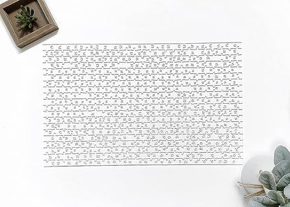 The Clearly Impossible Puzzle 500 Pieces Hard Puzzle for Adults (Acrylic, Jigsaw, 18.75x11 inches, 1 Pound, Made in USA)