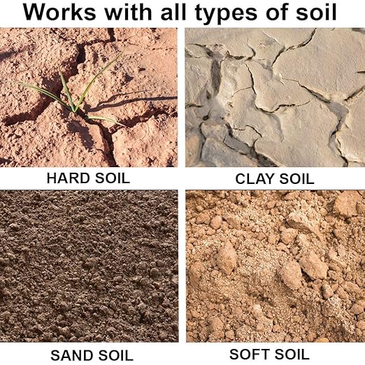 Auger Drill Bit for Planting 2x32'' - with Extension - Spiral Hole Planter for Bulbs, Fence Posts, and Umbrella Holes - 3/8'' Hex Drive Drill- Gardening Hole Digger Yard Tools