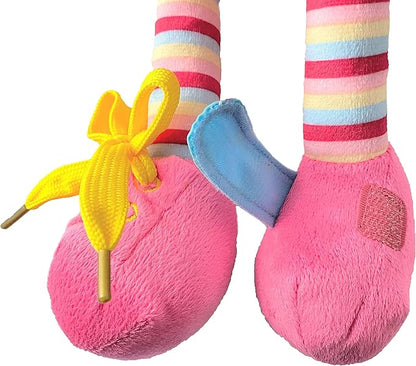 Snuggle Stuffs Sugar Snap Plush Learn to Dress Doll for Toddlers - 15" - for 2 Year Old Girl - Montessori