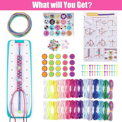 GILI Friendship Bracelet Making Kit for Girls Age 8-12 – DIY Arts and Crafts Toys – Best Christmas Birthday Gifts Ideas for Girls 7 8 9 10 11 Years Old