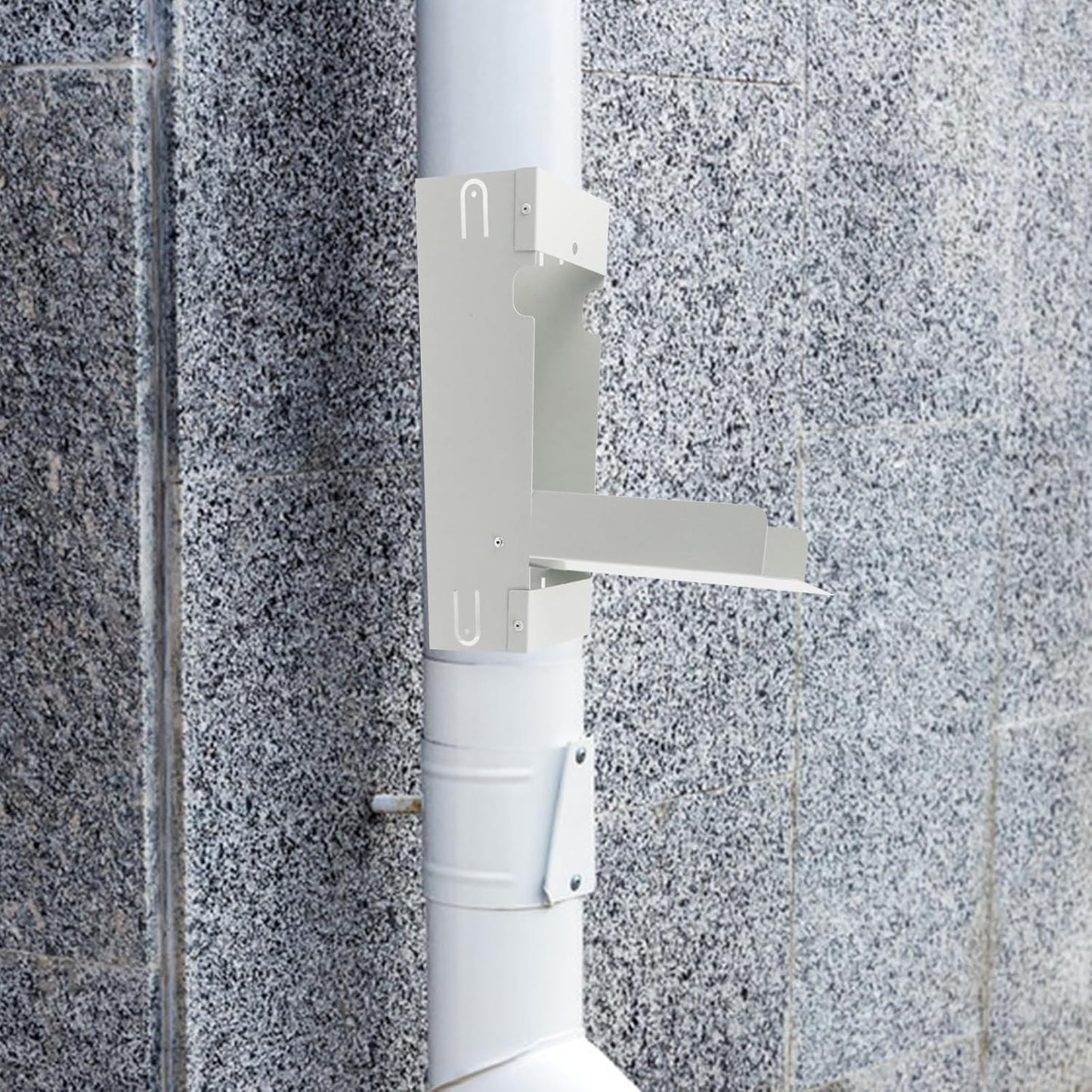 Oedema Rain Barrel Diverter Rainwater Collection System Metal Downspout Diverter Fit 3 x 4 in Standard Downspout for Home Garden