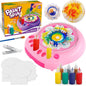 Paint Spin Art Machine Kit for Kids, Arts & Crafts Painting Spinner Toys Kits Sets for Boys & Girls Ages 6 7 8 9 Year Old Pink
