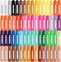 62 Colors Solid Tempera Paint Sticks, Washable Paint Sticks Bulk, Quick Drying, Non-Toxic, Rainbow Colors Tempera Stick Kids Toddler, No Mess Art Supplies for Paper Wood Glass Ceramic Canvas