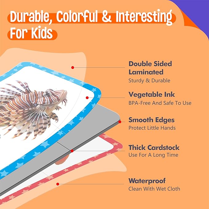 48 Animal Matching Puzzles with Error-Correction, Self-Correcting Puzzle Match Game Educational Learning Activities for Toddlers, Kindergarten, Animal-Themed Learning Games Toys for 3 Years Old