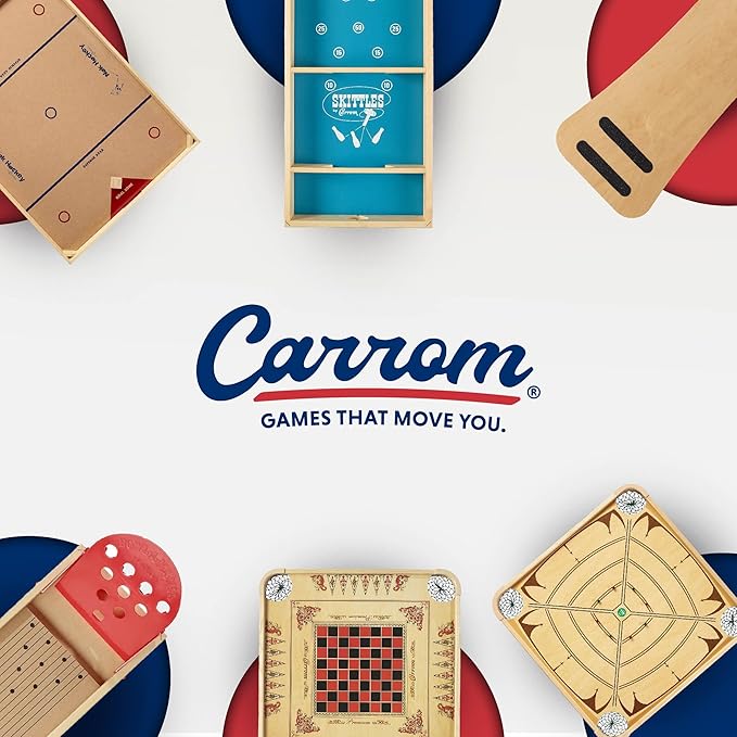 Carrom Champion Nok Hockey Game (Large) — Wooden Board Games for Adults & Children — Indoor and Outdoor Games for Family — Sports Board Games